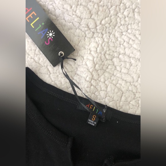 Dollskill Delia’s butterfly long sleeve glitter top - Picture 4 of 4